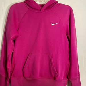 Pink Nike Therma Fit Hooded Sweatshirt